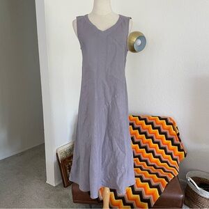 Kleen Lagenlook Linen Sleeveless Midi Long Dress